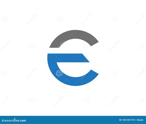 E Letter Logo Stock Vector Illustration Of Exact Conceptual 103105170