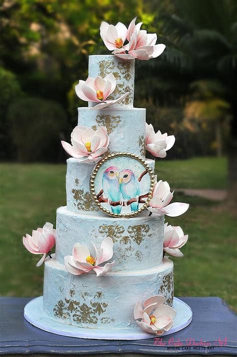 Romance And Magnolias Cake By Sumaiya Omar The Cake Cakesdecor
