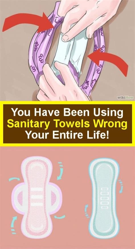 Your Entire Life Has Been Using Sanitary Towels Wrong Sanitary Towels Sanitary Life