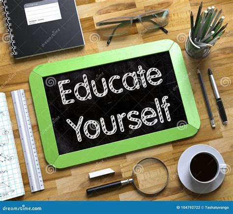 Educate Yourself Concept 3d Stock Illustration Illustration Of
