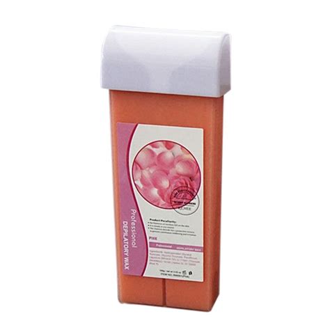Dropshipping Rose Flavor 100g Roll On Hot Depilatory Wax Cartridge Hair Removal Cream Heater