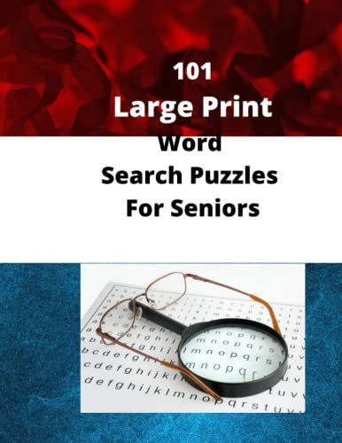101 Large Print Word Search Puzzles For Seniors Themed Word Find