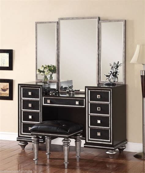 Our online shopping vanity and make up and bedroom dressing vanities category has a wide variety of vanities to choose from. Hollywood Regency Glam Mirrored Console Cabinet Vanity ...