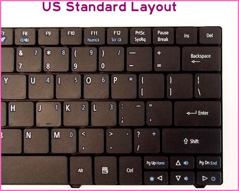 Laptop Us Layout Keyboard For Acer Aspire One Aeza3r00010 1820pt 1430