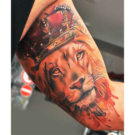 Aggregate More Than 78 Lion Tattoo With Color Vn