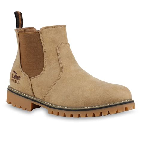 ✅ kauf auf rechnung ✅ 100 tagen rückgaberecht. Herren Outdoor Chelsea Boots Profilsohle Schuhe 813385 ...