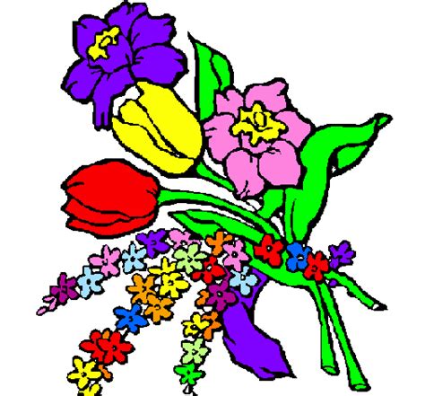 Mazzi di fiori con consegna internazionale oggi. Disegno Mazzo di fiori colorato da Utente non registrato ...