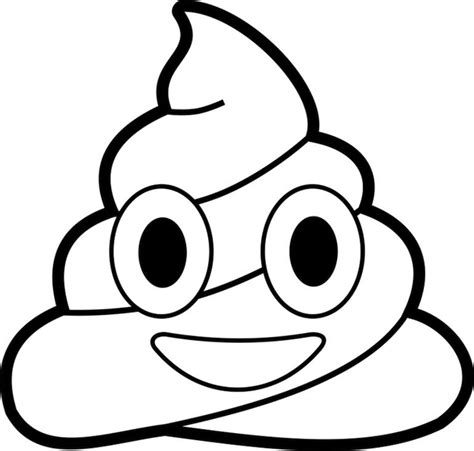 Get This Emoji Coloring Pages Pile Of Poop