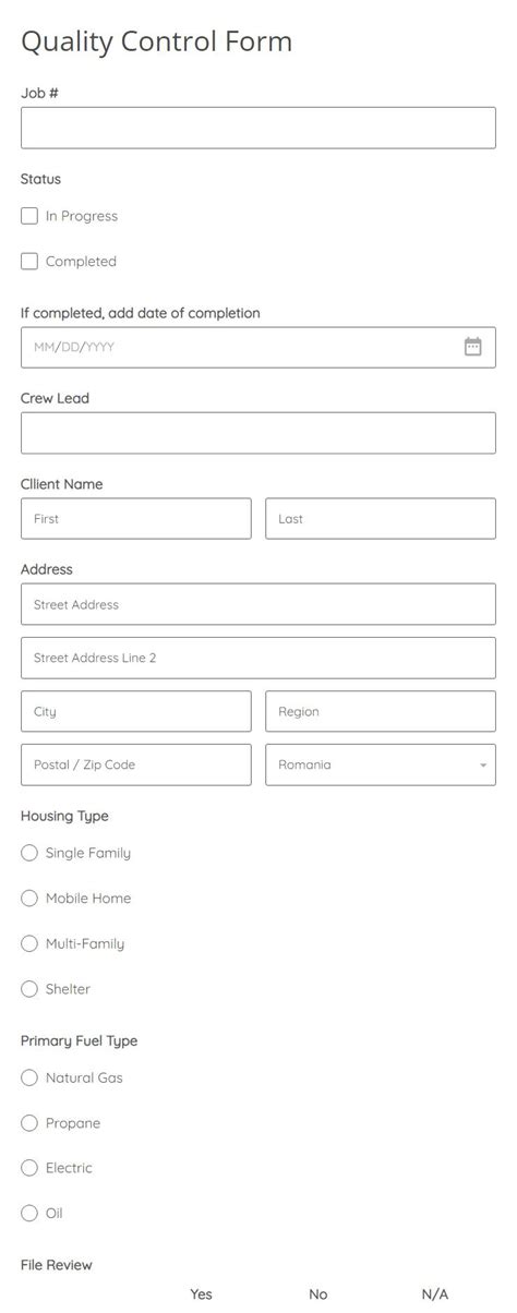 9 Manufacturing Form Templates For An Efficient Pipeline