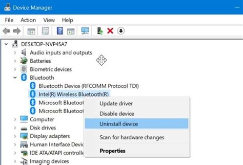 🥇cómo Desinstalar O Reinstalar El Controlador De Bluetooth En Windows 10