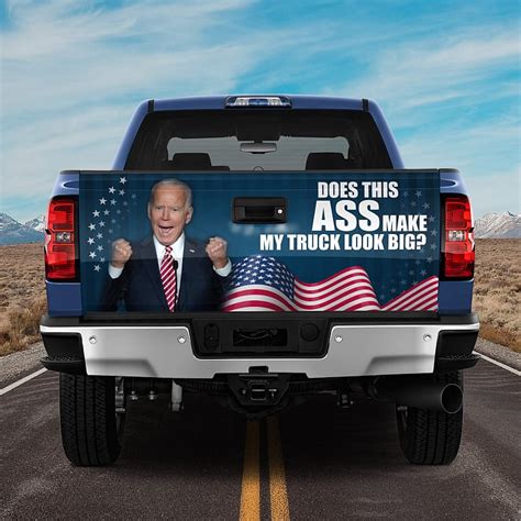 Best Price Guarantee Fashion Frontier Anti Joe Biden Does This Ass Make My Truck Look Big Bumper