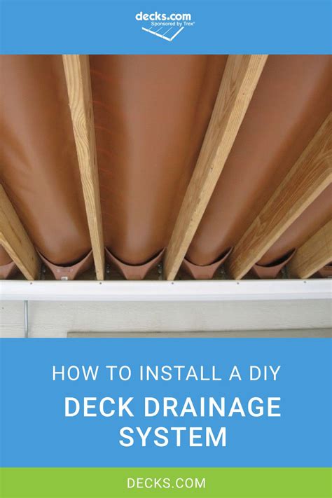 Installing A Diy Under Deck Drainage System In 2021 Under Deck