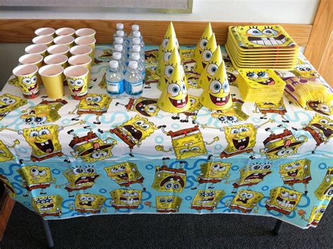 Diy Spongebob Birthday Theme Get More Anythinks