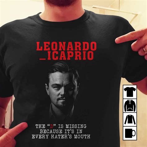 the d is missing leonardo dicaprio t shirt for and teevimy