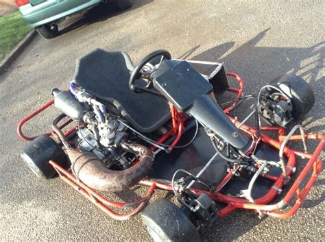 Here's our built from scratch go kart with homemade shifter kart frame with some home depot pipe and a harbor freight welder. Honda Cr250 go kart shifter kart two stroke | in Castle ...