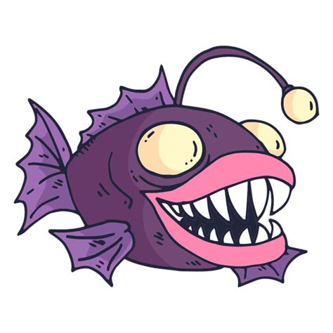 Download Purple fish cartoon - Transparent PNG & SVG vector file