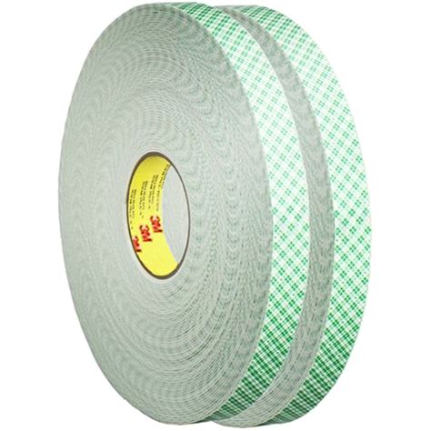 Double sided foam tapes are created by applying a thin adhesive layer to each side of a foam backing. 111-4032-2 - 3/4" x 216' 3M Economy Double Sided Foam Tape ...