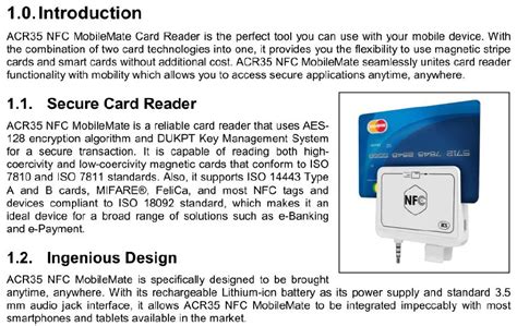 Nfc Portable Skimmer Card Reader Writer Acr35 Buy Magneticandnfc Card