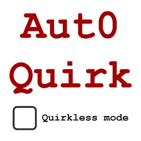 Js Automatic Quirks And Colors