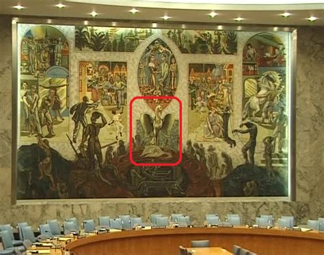 The Mural In The Uns Security Council Chamber Saviors