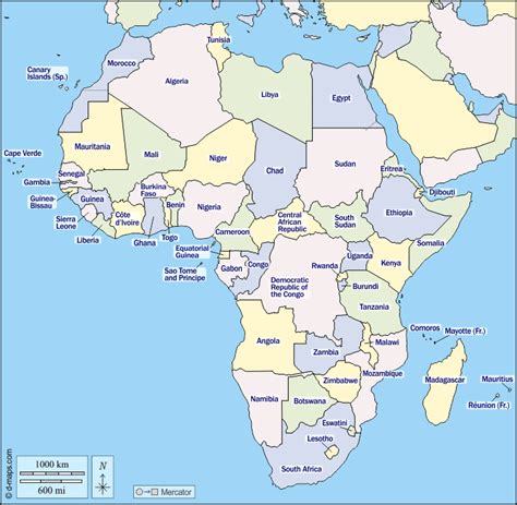 África Mapa Gratuito Mapa Mudo Gratuito Mapa En Blanco Gratuito