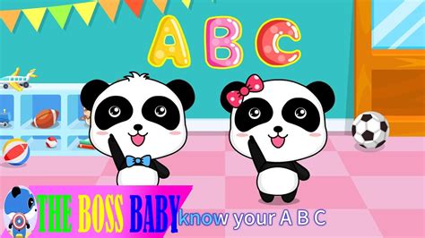 The Boss Baby Lets Learn The Alphabet Preschool Learning Toddler