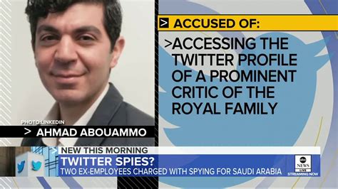 Ex Twitter Employees Charged With Spying For Saudi Arabia Youtube