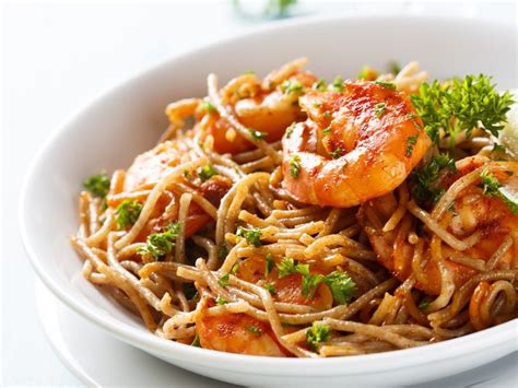 Spaghettis Aux Crevettes De Manou Recette Spaghetti Aux Crevettes