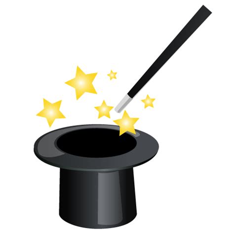 Magic Hat And Wand Clipart Best