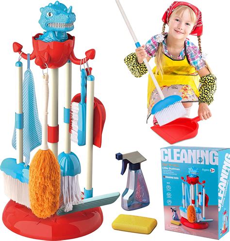 Ginmic Detachable Kids Cleaning Toy Set Pretend Play