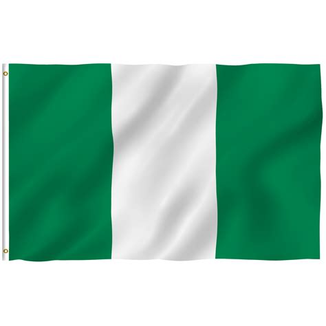 ANLEY [Fly Breeze] 3x5 Foot Nigeria Flag - Vivid Color and UV Fade ...