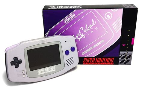 Snes And Super Famicom Themed Versions Of The Game Boy Advance Coming