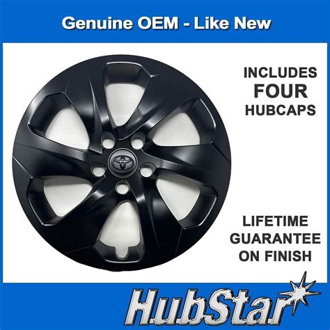 Hubcap Set For Toyota Rav4 2019 2024 Oem Custom Gloss Black Paint 17