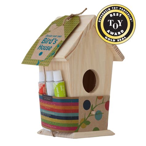 Wren bird house, pack of 2 hanging birdhouse for outside, wooden nests box garden patio diy decorative for swallow sparrow hummingbird finch throstle. Fun kids' activity kits from Seedling (With images) | Bird ...