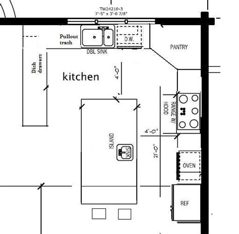 1000 Ideas About Kitchen Layout Design On Pinterest Kitchen Layouts