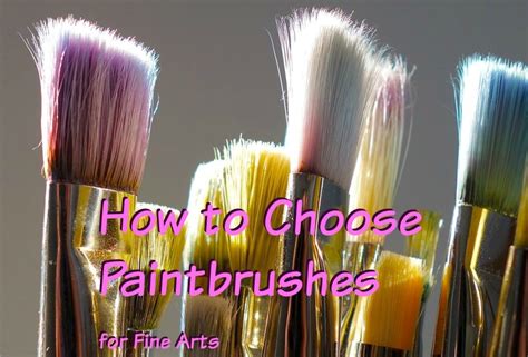 Guide To Choosing The Best Paint Brushes For Acrylics And Oils Feltmagnet