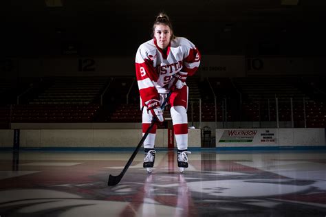 Womens Ice Hockeys Abby Cook Looks To End Career On A High Note