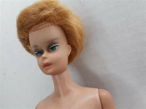 Vintage Original 1962 Barbie Doll 1958 Mattel Patented Bubble Cut Midge Stamped Ebay