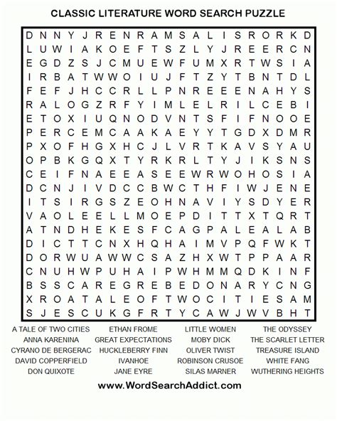 Printable Word Search Puzzles For Senior Citizens Free