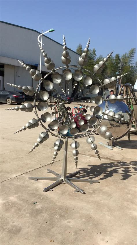 The Replica Anthony Howe Octo Kinetic Wind Sculpture Wind