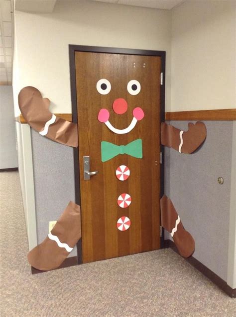 Gingerbread Door Decoration Christmas Classroom Door Christmas School