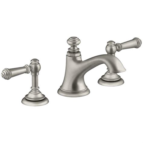 Faucetdepot.com stocks a huge selection of the highest quality brushed nickel bathroom faucets that you will find anywhere, from leading manufacturers like moen, kohler. KOHLER Artifacts 8 in. Widespread 2-Handle Bell Design ...