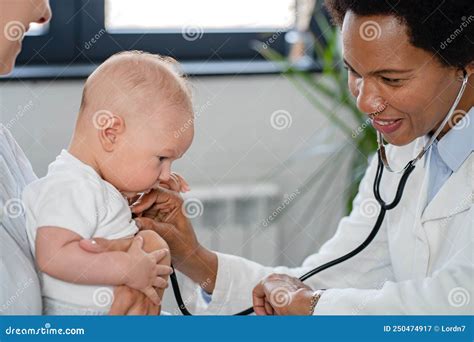 Appointment With A Consultant Pediatrician Mother And Baby At