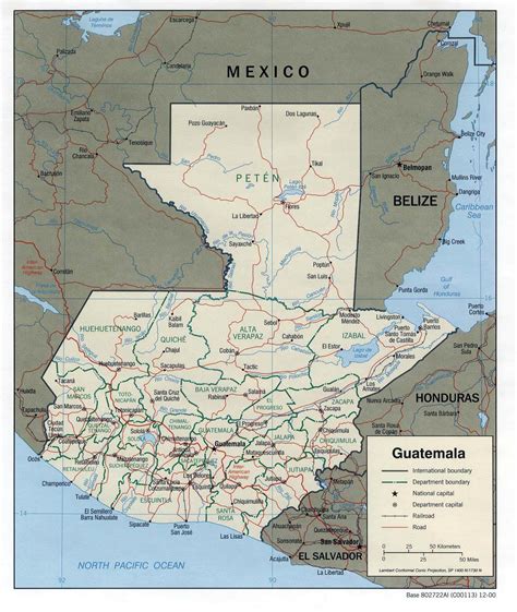 Guatemala Maps Printable Maps Of Guatemala For Download