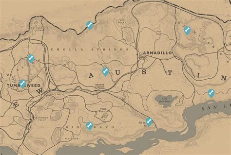 Red Dead Redemption 2 Map Finder Secret Locations