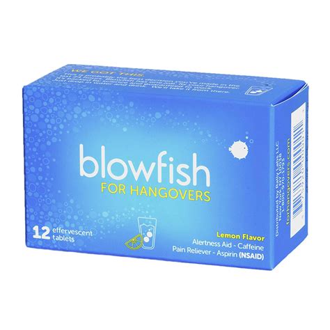 Blowfish For Hangovers Best Hangover Remedy Fda Recognized