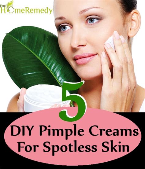 5 Diy Pimple Creams For Spotless Skin Find Home Remedy And Supplements