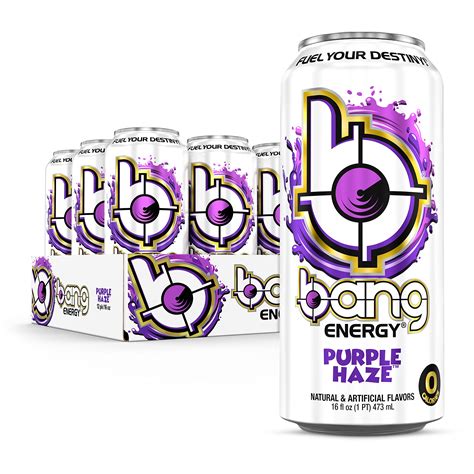 Buy Bang Energy Purple Haze Sugar Free Energy Drink Ounce Pack Of