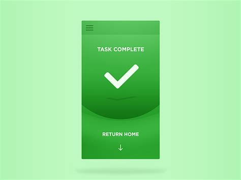 Day 11 Task Complete Screen By Hervé Rbna On Dribbble