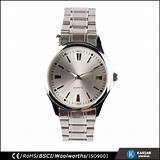 Japan Movt Watch Stainless Steel Back Images